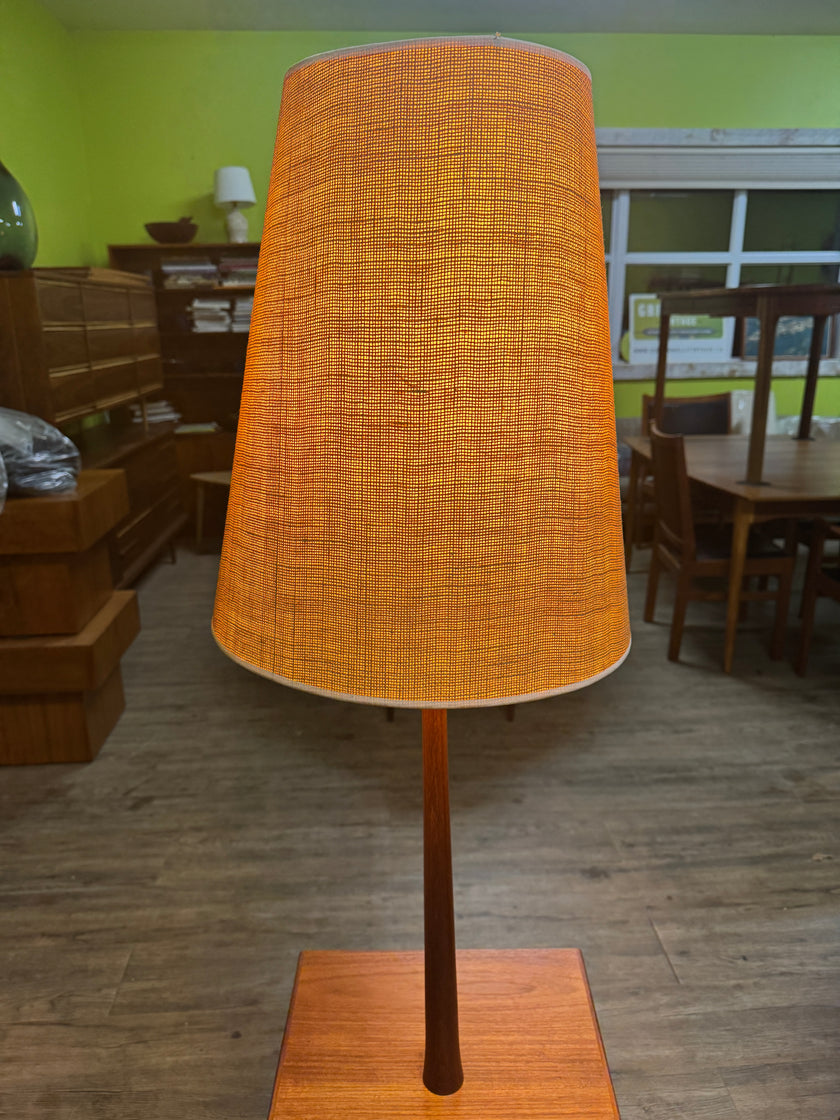 Mid Century Teak Floor Lamp