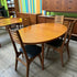 Sale!!! Mid Century Teak Dining table