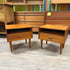 Mid Century Teak Nightstands