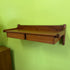 Mid Century Teak Wall Shelf from Denmark
