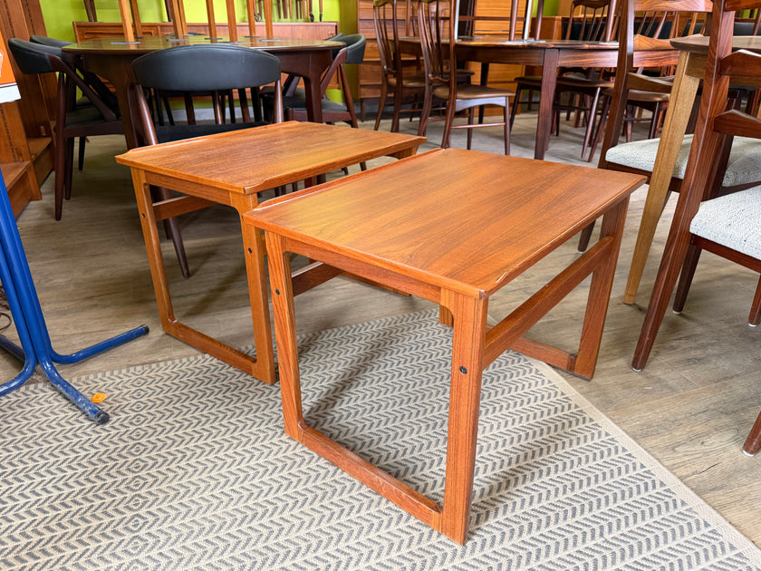 Mid Century Teak Side Tables from Denmark