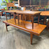 Mid Century Teak Coffee Table with built in Side Tables from Denmark