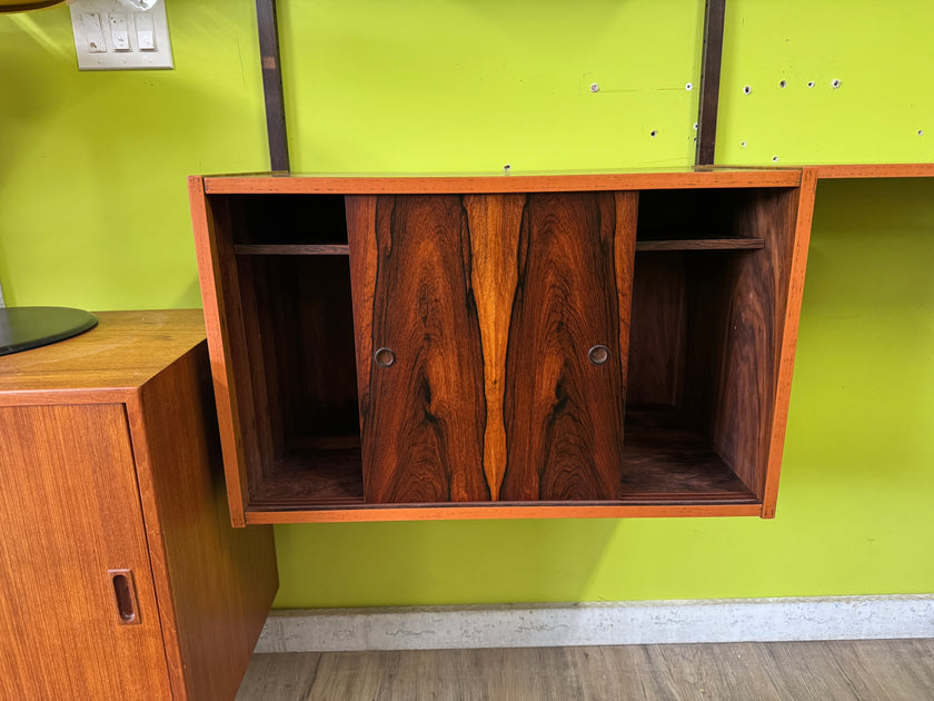Mid Century Brazilian Rosewood Wall Unit