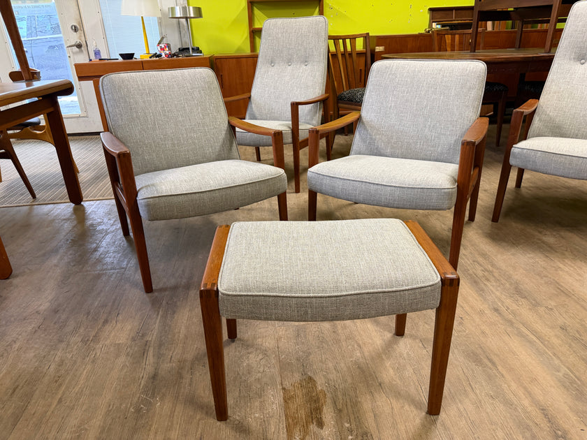 Mid Century Teak Lounge Chairs