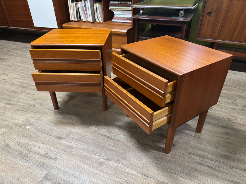 Mid Century Teak Night Stands