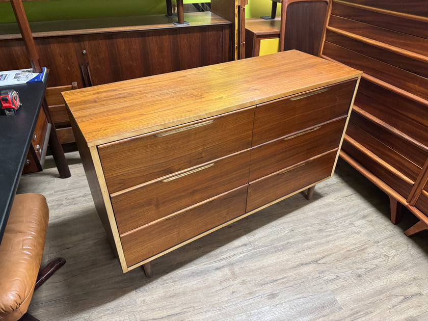 Mid Century Walnut Dresser