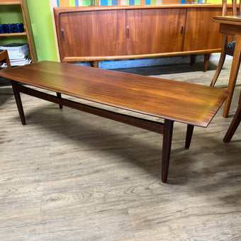 Mid Century Solid Teak Coffee Table