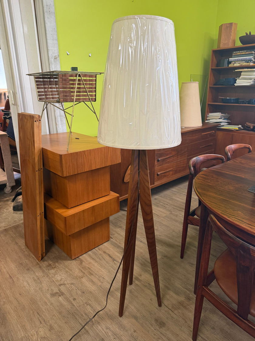 Mid Century Teak Floor Lamp