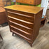 Mid Century Walnut Highboy Dresser