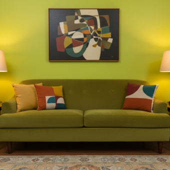 Mid Century Teak Lamps