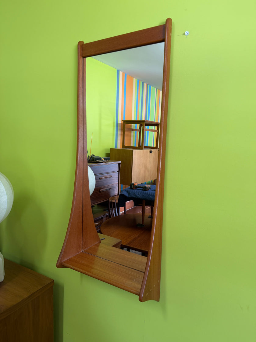 Mid Century Teak Mirror
