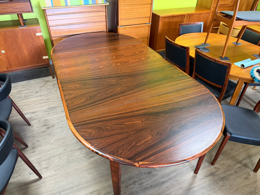 Mid Century Brazilian Rosewood Dining Table from Denmark