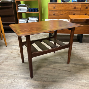 Mid Century Solid Teak Side Table