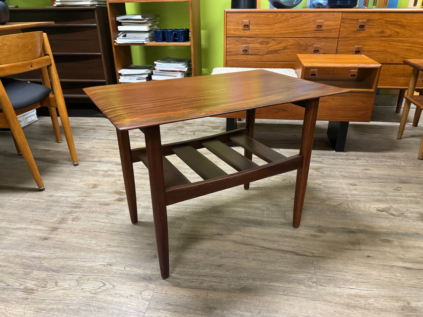 Mid Century Solid Teak Side Table