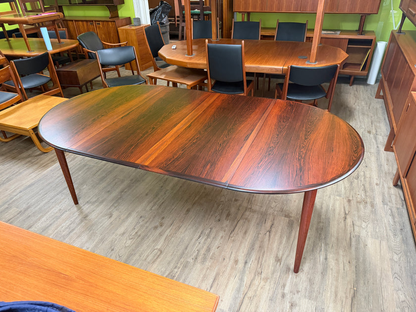 Mid Century Brazilian Rosewood Dining Table from Denmark