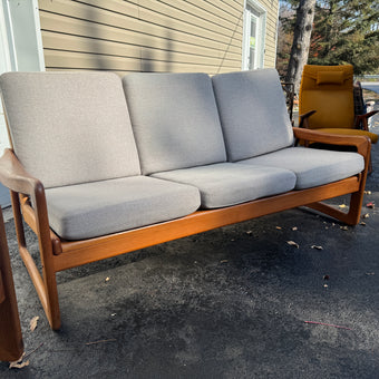 Mid Century Teak Sofa and Chair Set