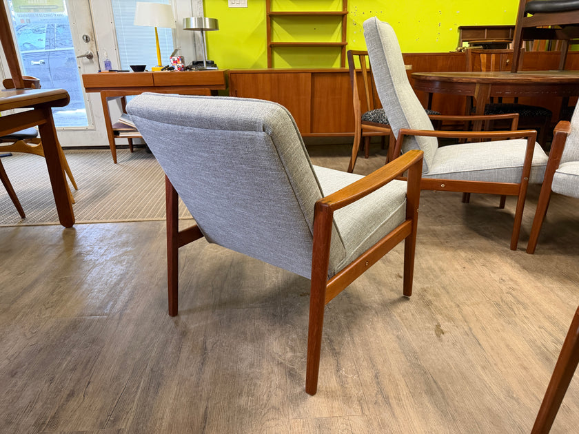 Mid Century Teak Lounge Chairs