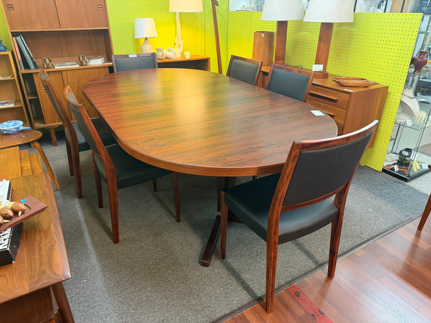 Mid Century Brazilian Rosewood Dining Table