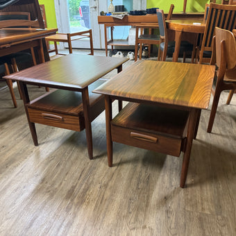 Mid Century Solid Teak Side Table