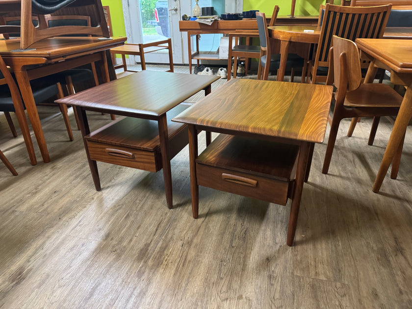 Mid Century Solid Teak Side Table