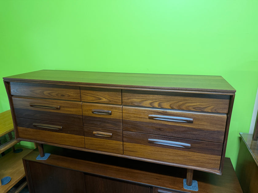Mid Century Solid Teak Dresser