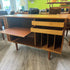 Mid Century Teak Tambourine Door Sideboard / Record Cabinet