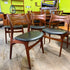 4 Mid Century Teak Dining Chairs from Denmark