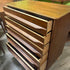 Mid Century Walnut Highboy Dresser