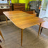 Mid Century Walnut and Ash Dining Table
