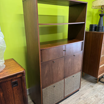 Mid Century Walnut Stereo Cabinet