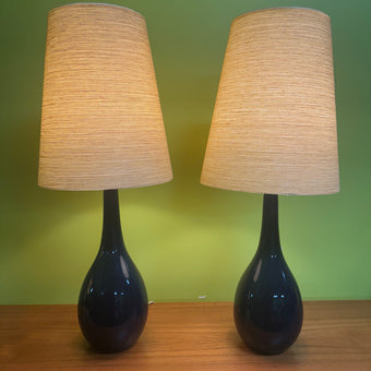 Mid Century Cobalt Blue Lotte Lamps