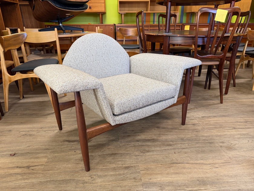 Mid Century Walnut Lounge Chair