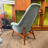 Mid Century Teak “Manta Ray” Lounge Chair and Ottoman