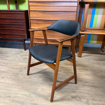 Mid Century Teak Arm Chair from Denmark