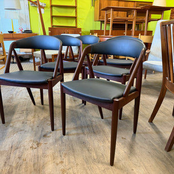 6 Mid Century Chairs from Denmark