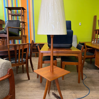 Mid Century Teak Floor Lamp