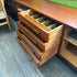 Mid Century Teak Tambour Door Sideboard