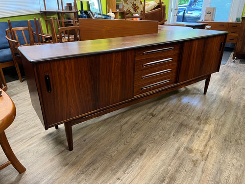 Mid Century Brazilian Rosewood Sideboard from Sweden