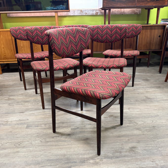 Mid Century Brazilian Rosewood Dining Chairs