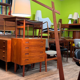 Mid Century Teak Floor Lamp