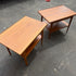 Mid Century Walnut Side Tables