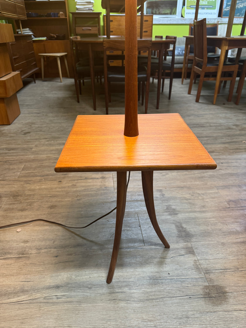 Mid Century Teak Floor Lamp