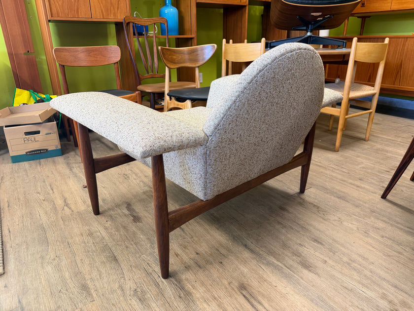 Mid Century Walnut Lounge Chair