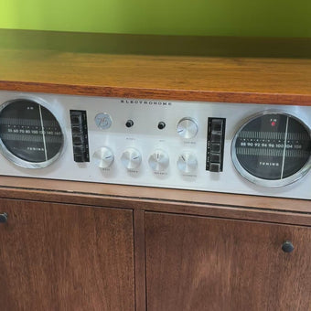 Mid Century Walnut Stereo Cabinet